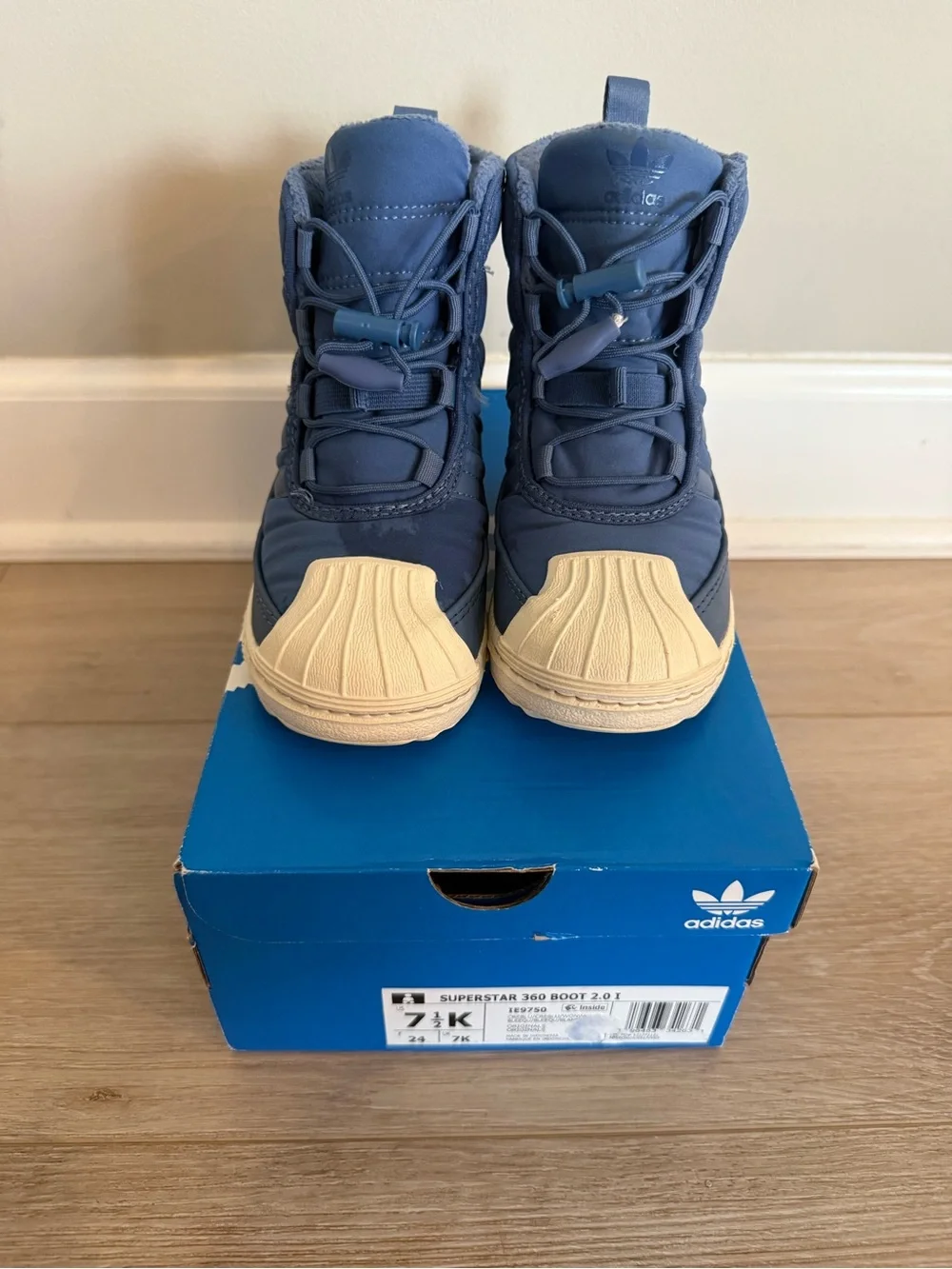 Adidas Superstar 360 Boot 2.0 Blue and Cream